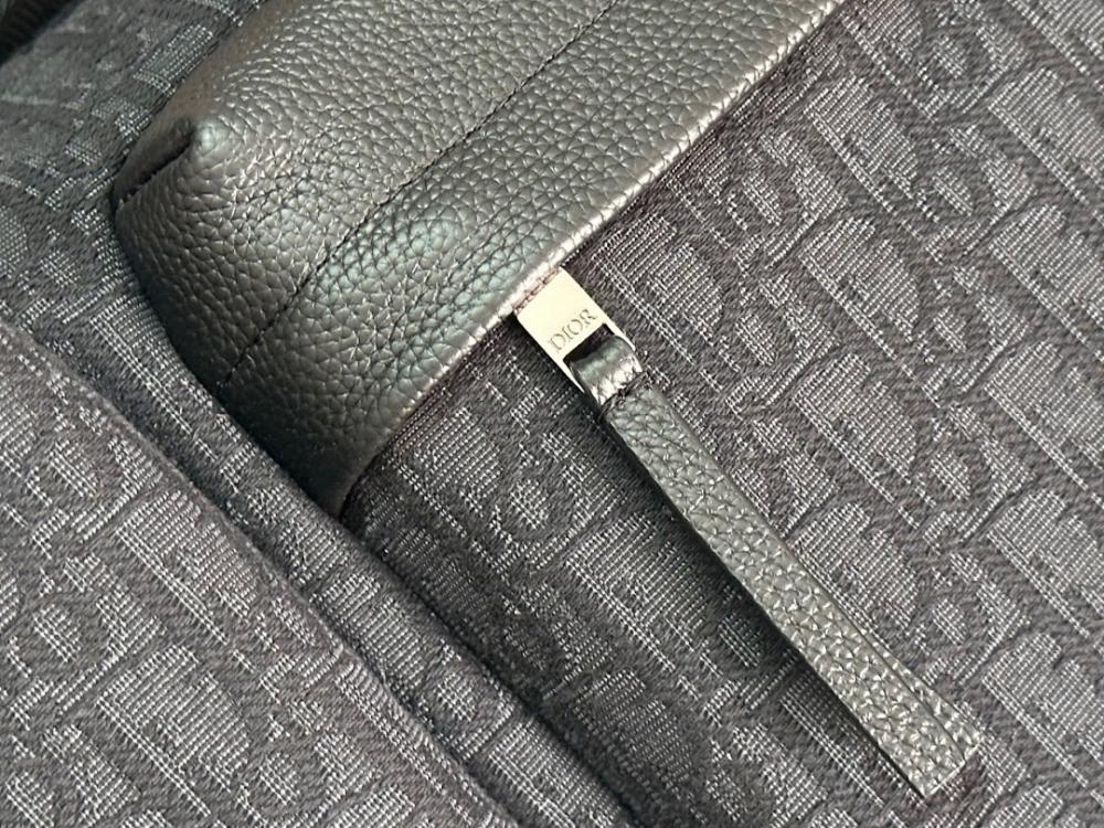 Classic Luxury Black Printed Leather Top Handle Bag