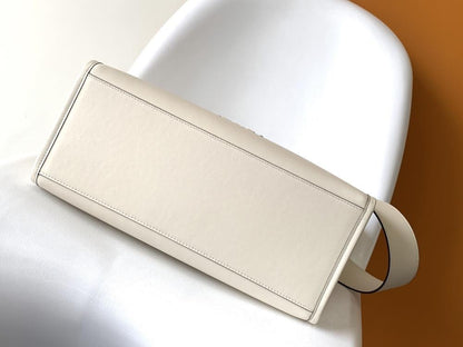 Leather Top Handle Bag
