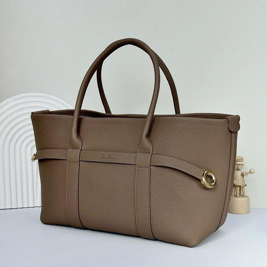 Modern Refined Leather Tote Bag
