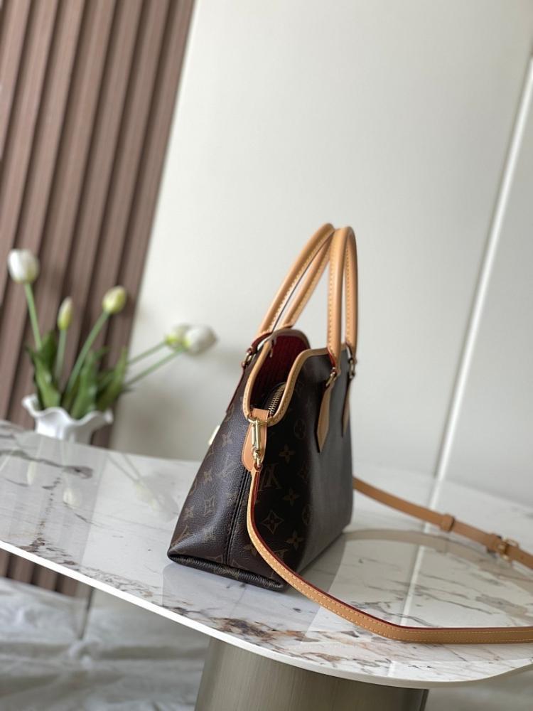 Alma Gold Monogram Calfskin Shoulder Bag