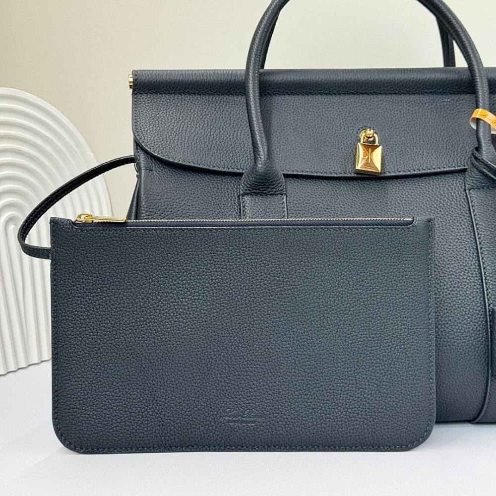 Classic Modern Calfskin Top Handle Bag