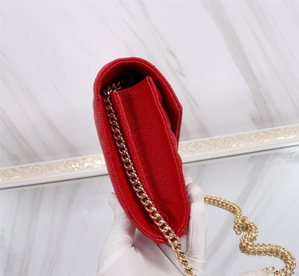 Italian-Inspired Luxury Calfskin Shoulder Bag