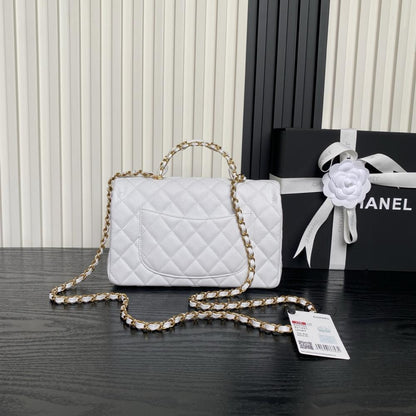Leather Top Handle Bag