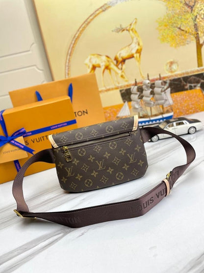 Italian-Inspired Stylish Monogram Leather Top Handle Bag