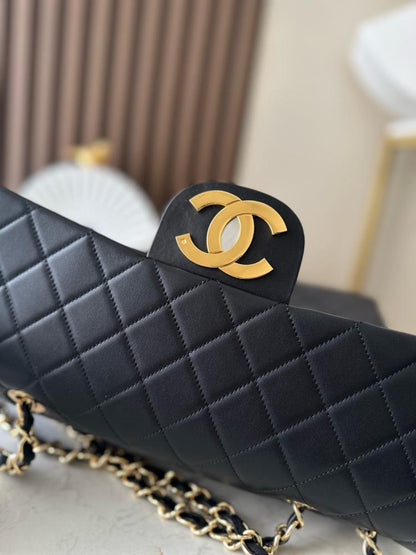 Calfskin Top Handle Bag