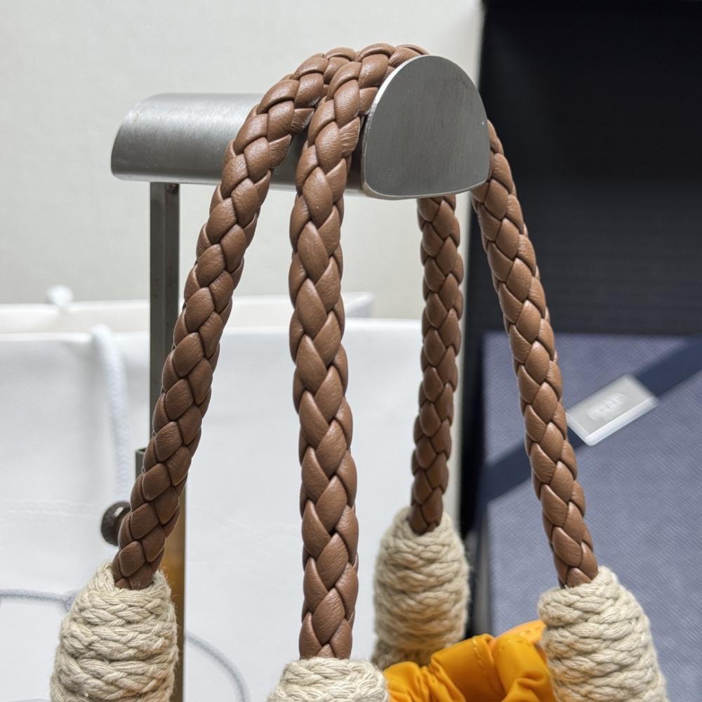 Woven Leather Shoulder Bag
