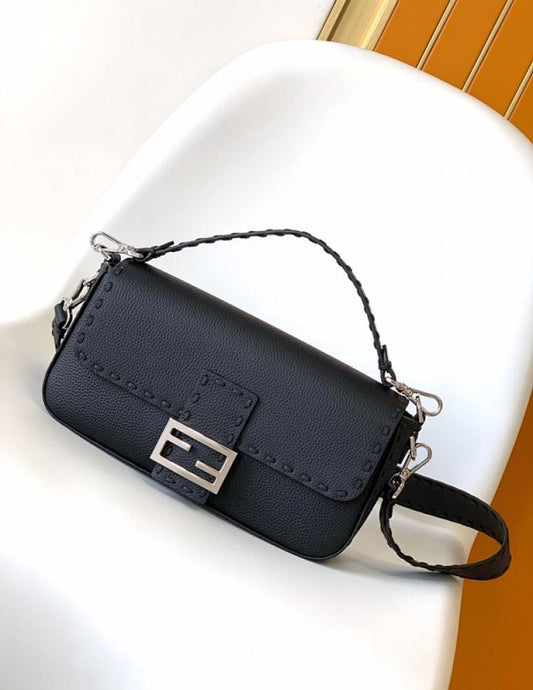 Classic Leather Top Handle Bag