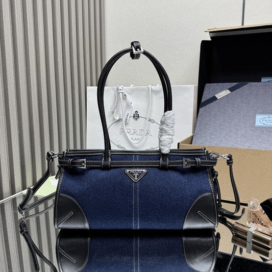 Classic Denim Crossbody Bag