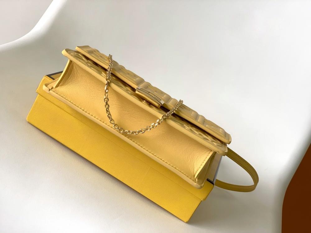Baguette Leather Shoulder Bag