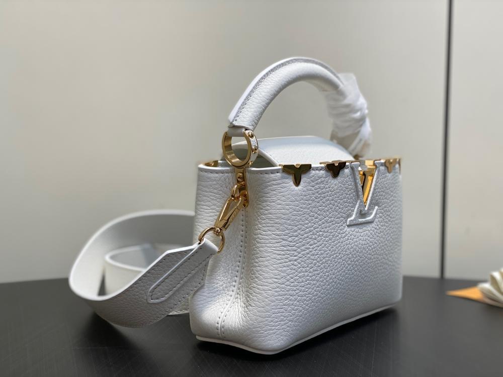 Classic Studded Leather Top Handle Bag