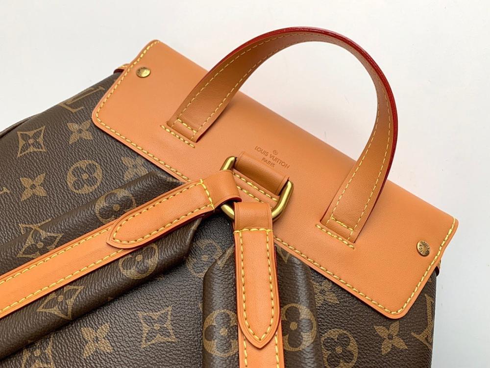 Alma Gold Leather Top Handle Bag