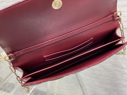 Lambskin Top Handle Bag