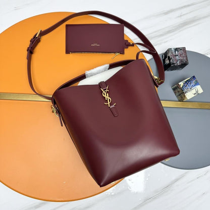 Classic Studded Calfskin Bucket Bag