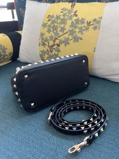 Italian-Inspired Luxury Calfskin Shoulder Bag