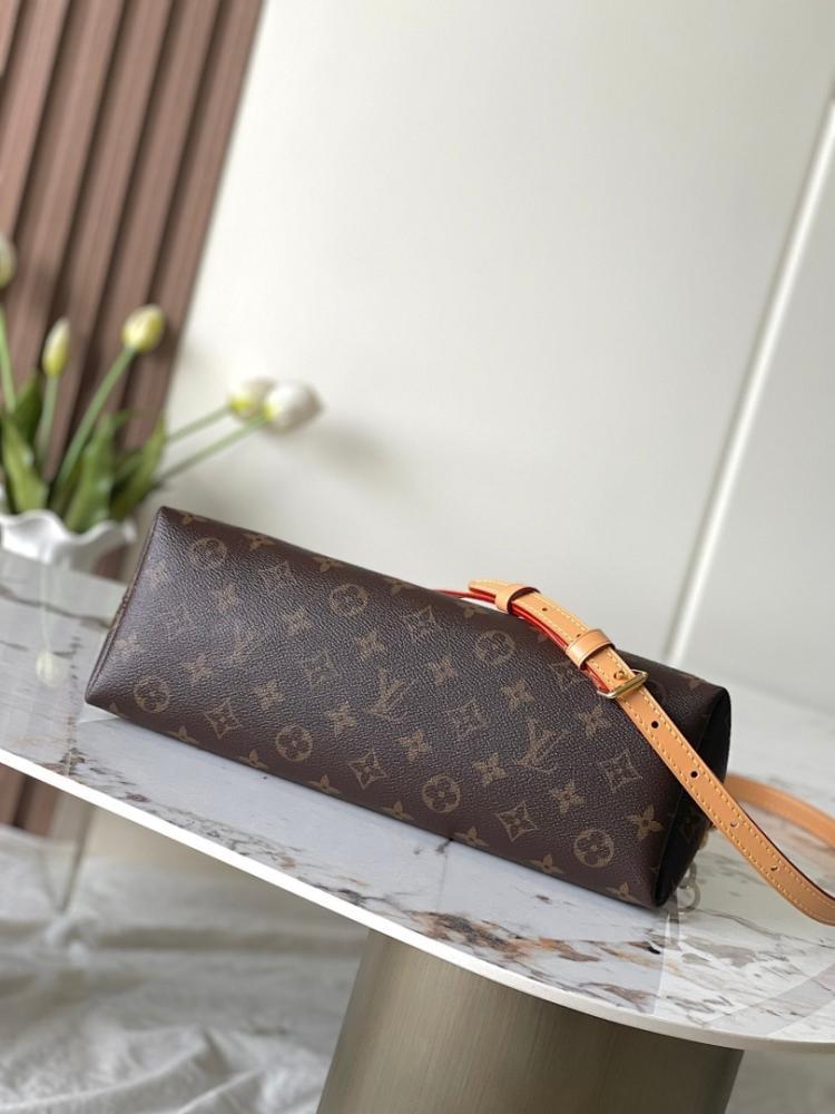 Alma Gold Monogram Calfskin Shoulder Bag