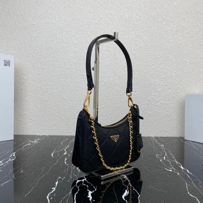 Nylon Hobo Bag