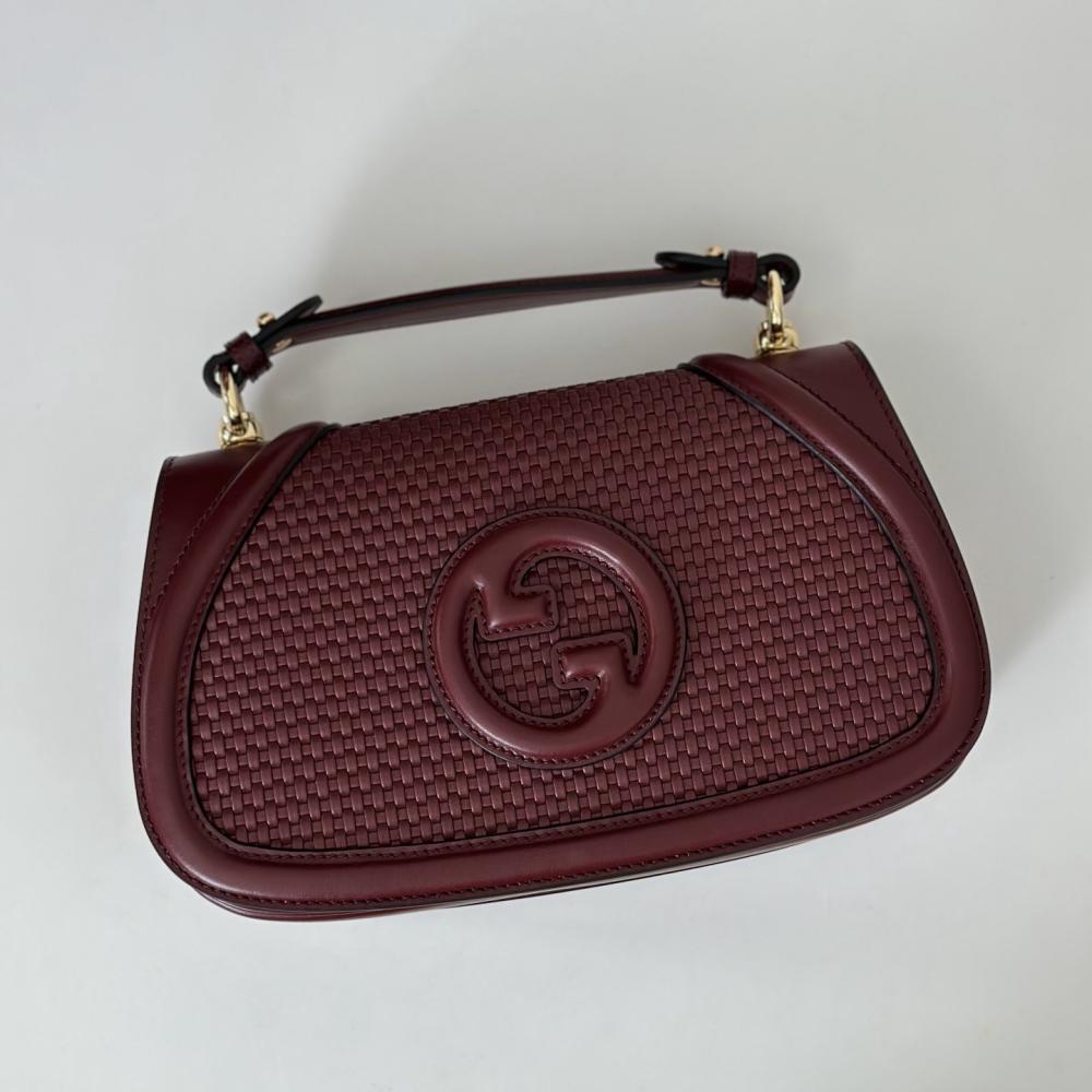 Woven Leather Shoulder Bag