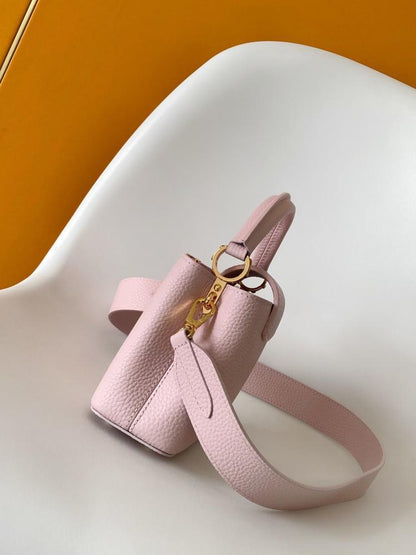 Leather Top Handle Bag