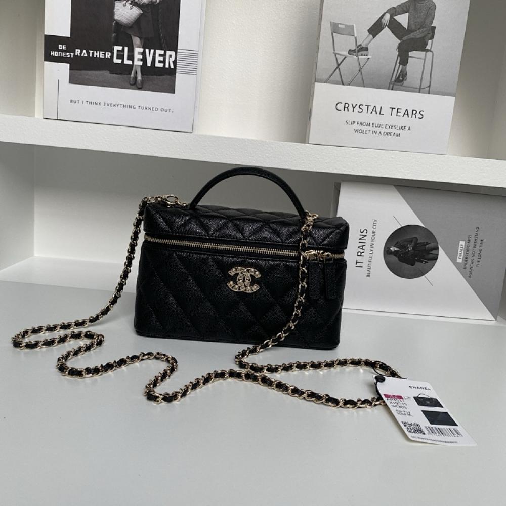 Calfskin Top Handle Bag