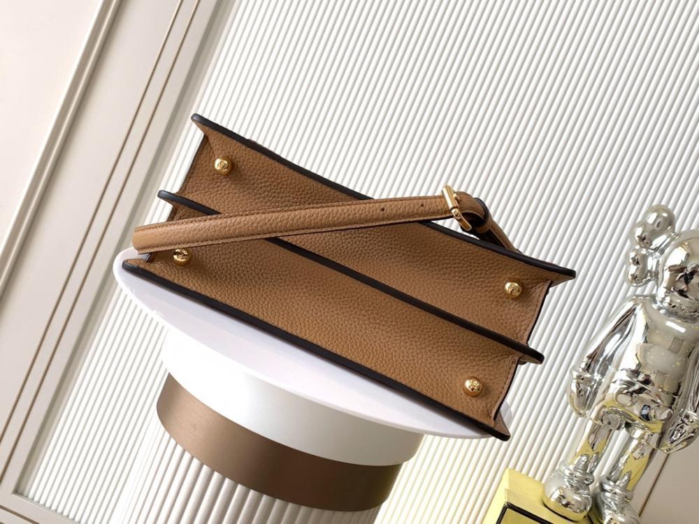 Calfskin Top Handle Bag