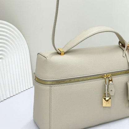 Luxury Elegant Gold Calfskin Shoulder Bag
