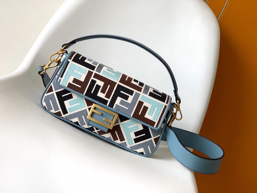 Embroidered Shoulder Bag