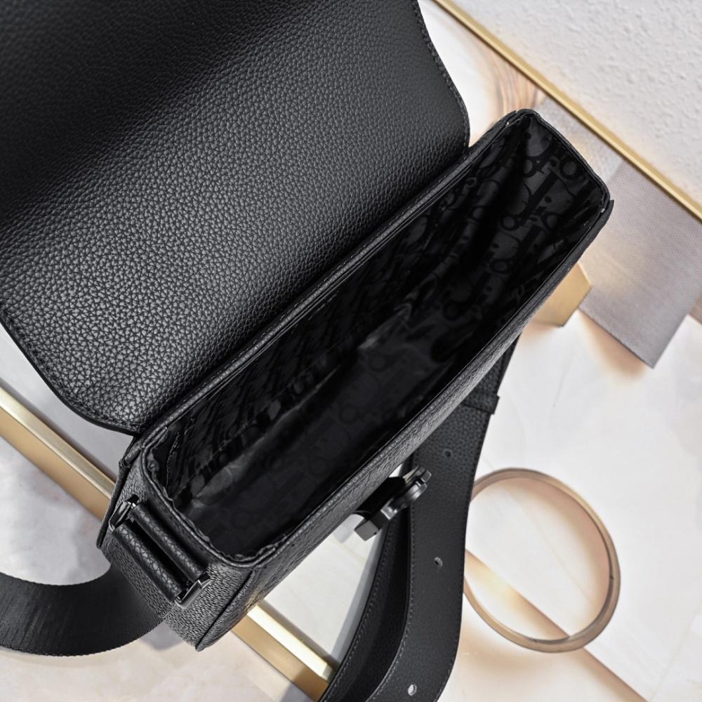 Stylish Premium Black Leather Shoulder Bag