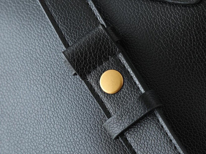Elegant Stylish Monogram Leather Messenger Bag