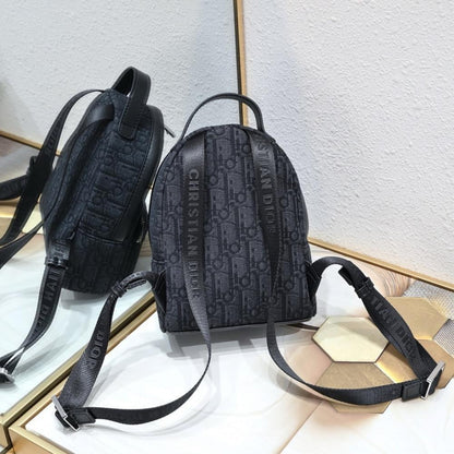 Italian-Inspired Stylish Beige Printed Backpack