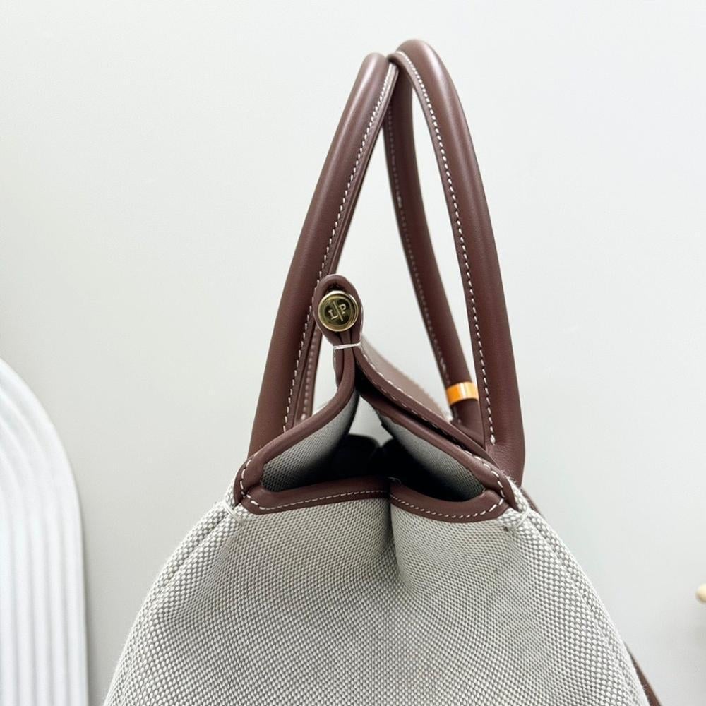 Classic Refined Canvas Top Handle Bag