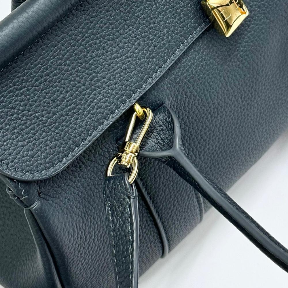 Classic Refined Calfskin Shoulder Bag