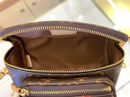 Elegant Refined Canvas Shoulder Bag