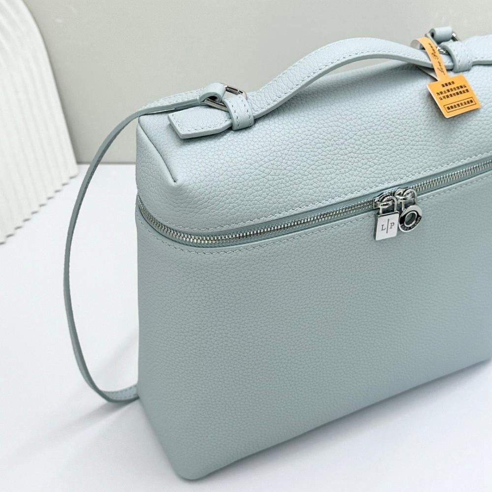 Modern Stylish Gold Calfskin Crossbody Bag