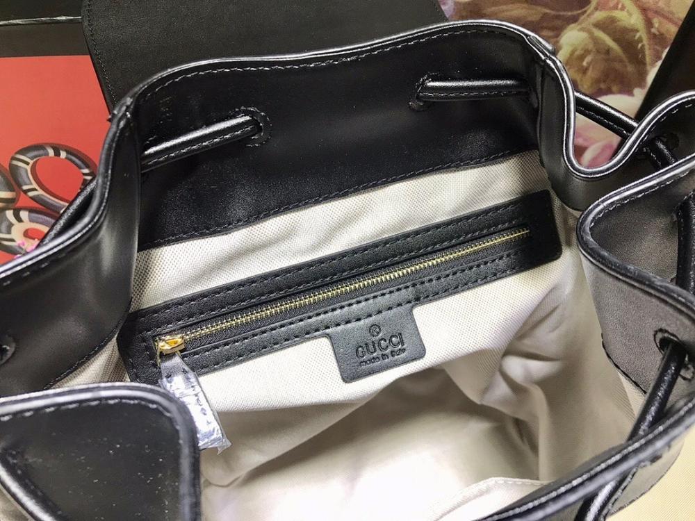 Modern Brown Leather Backpack