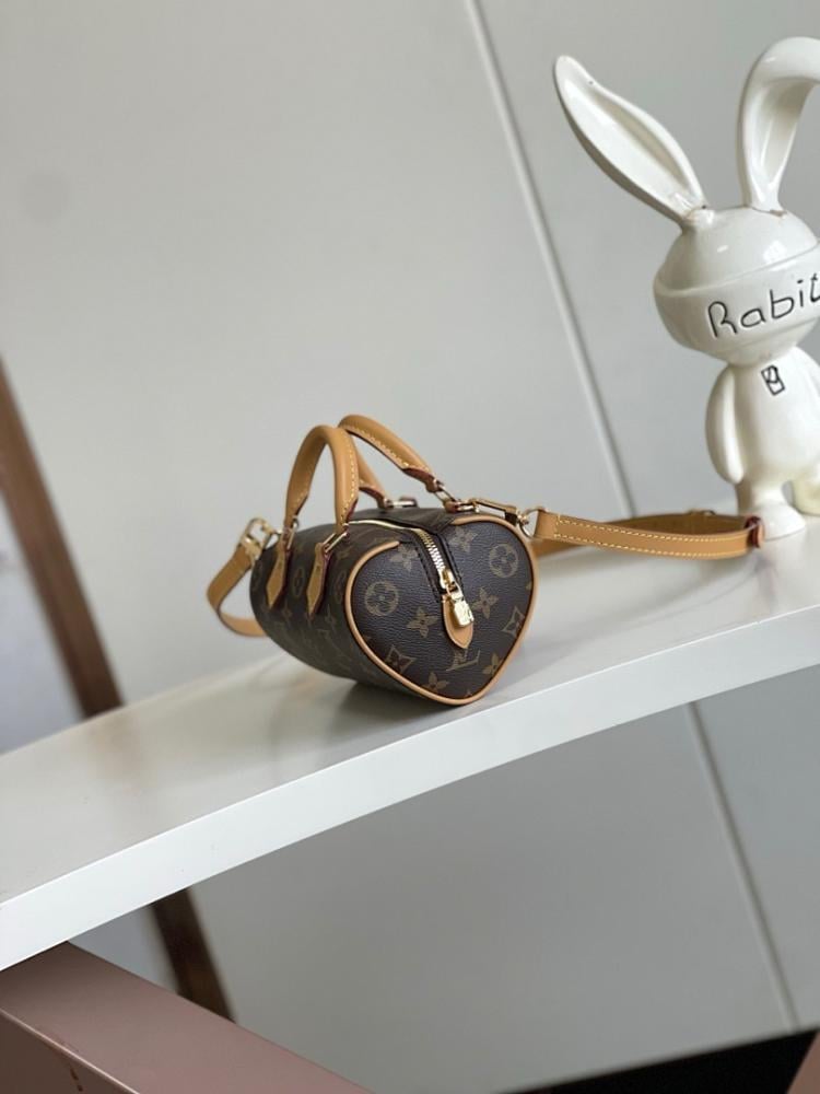 Speedy Monogram Leather Top Handle Bag