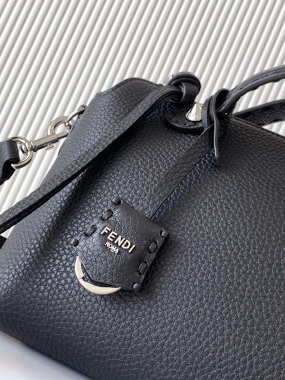 Gold Leather Shoulder Bag