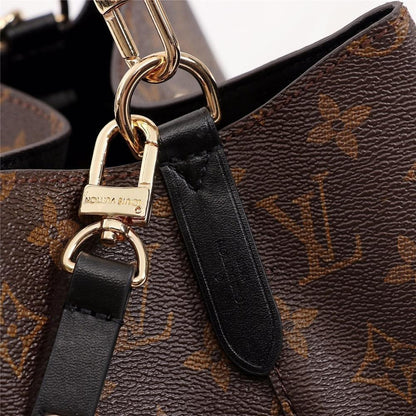 NeoNoe Gold Woven Calfskin Top Handle Bag