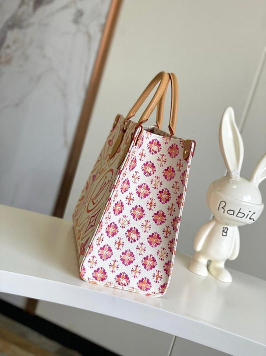 Alma Studded Leather Tote Bag