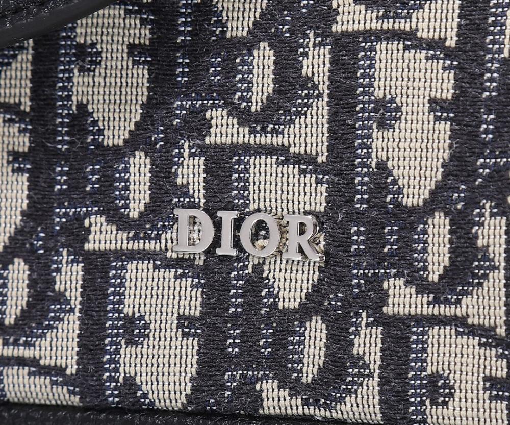 Modern Luxury Black Printed Calfskin Shoulder Bag