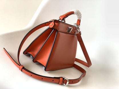 Luxury Lambskin Top Handle Bag
