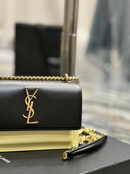 Luxury Elegant Leather Top Handle Bag