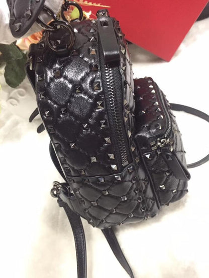 Practical Leather Backpack