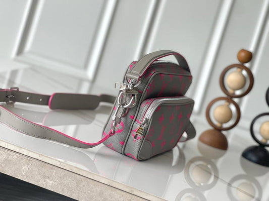 Modern Monogram Leather Crossbody Bag