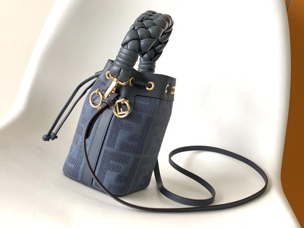 Embroidered Bucket Bag
