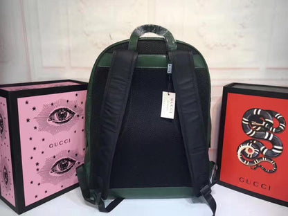 Classic Refined Leather Backpack