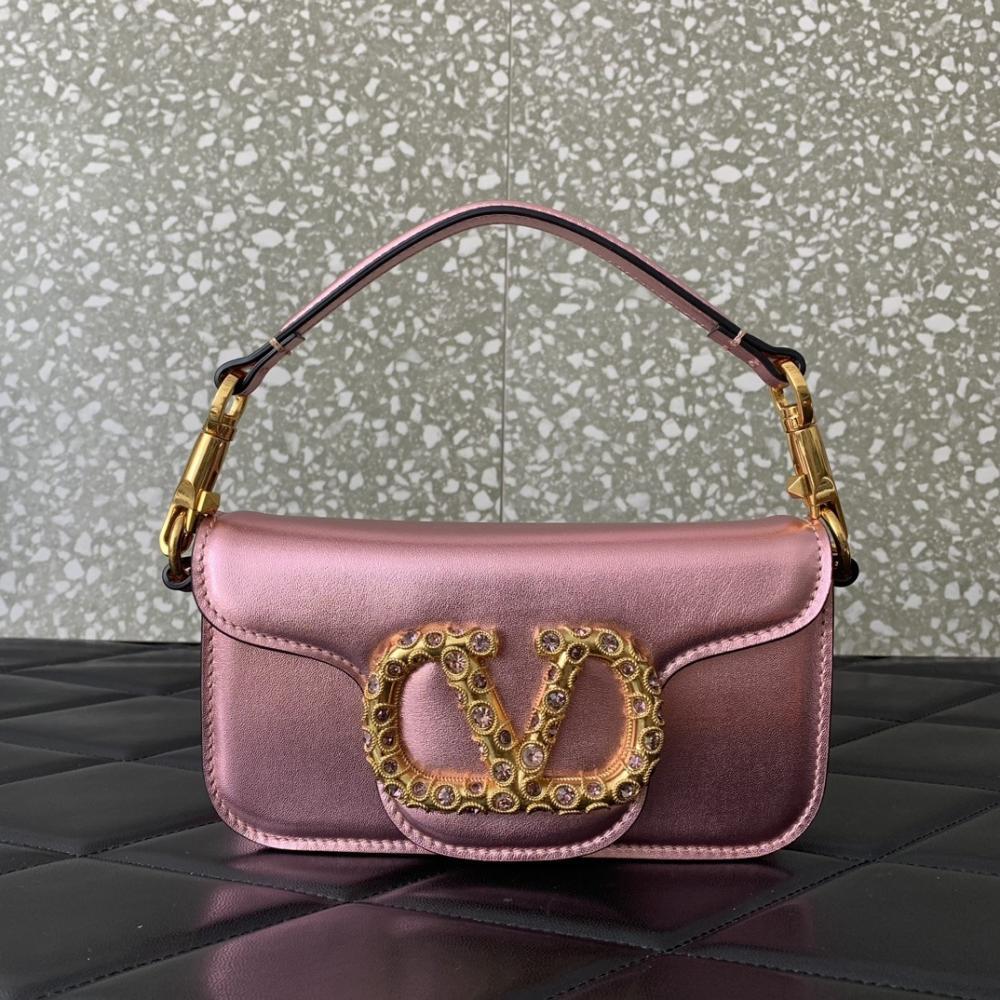 Crystal-Embellished Calfskin Wallet