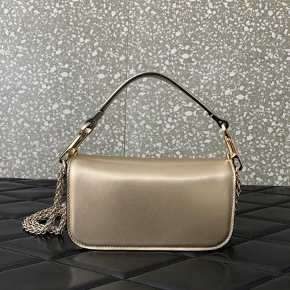 Crystal-Embellished Calfskin Wallet