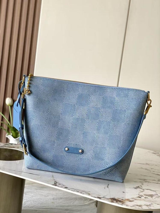 Modern Luxury Denim Hobo Bag – Limited Edition