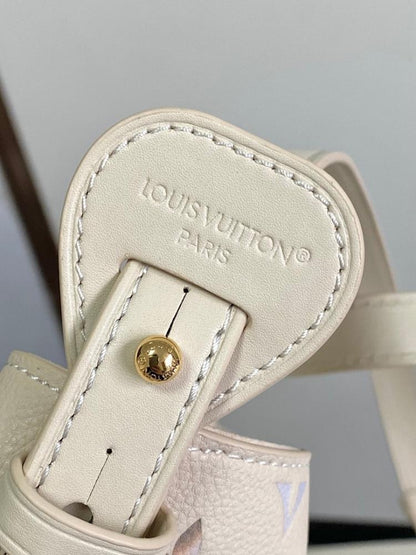 Stylish Refined Monogram Leather Shoulder Bag