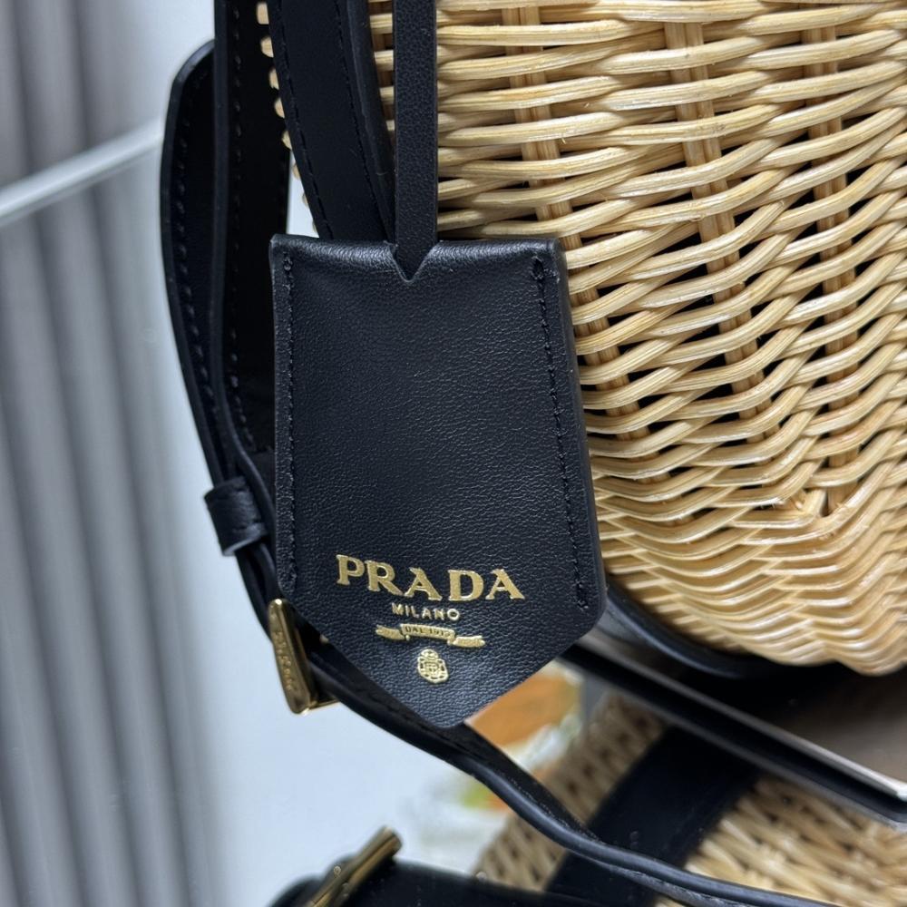 Woven Top Handle Bag